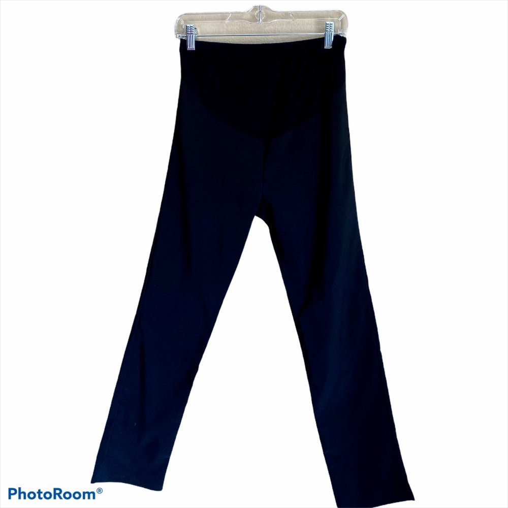 Q-T WOMEN BLACK MATERNITY STYLE# P2005 PANT SIZE S